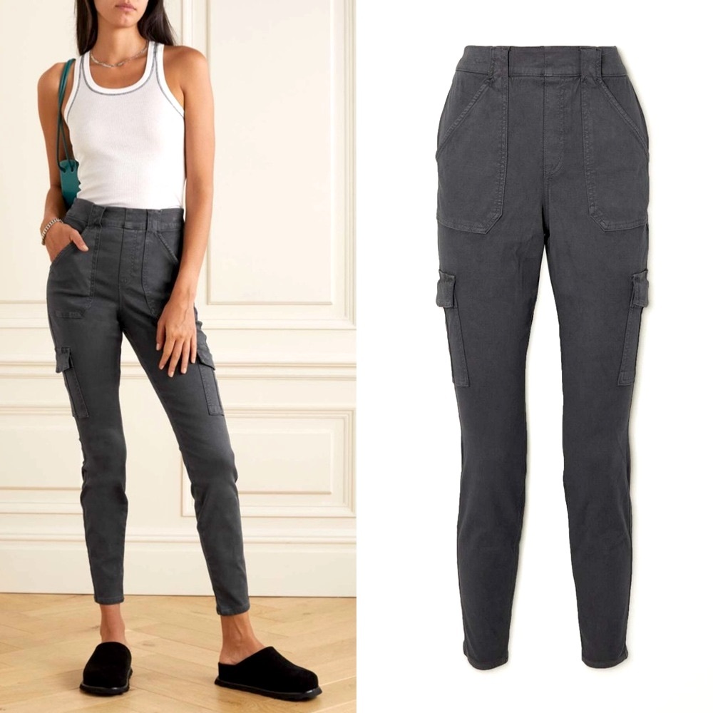 Women's Gray Cargo Pants